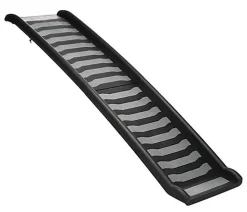 Trixie - Rampe Pliante en Plastique/TPR Noir/Gris - 39 x 160 cm