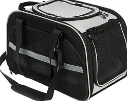 Trixie - Sac pour le transport et le séjour Valery noir/gris - 29 x 31 x 49 cm