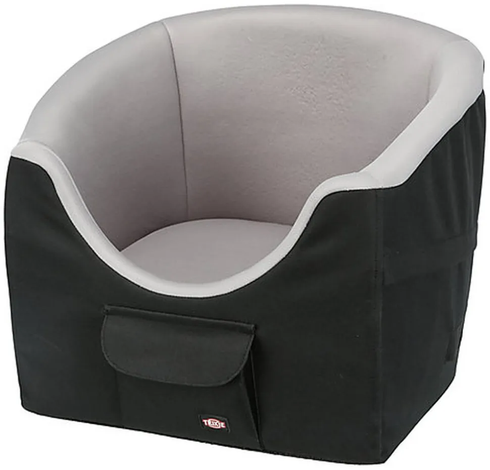 Trixie - Siège de Voiture Noir/Gris - 45 x 39 x 42 cm