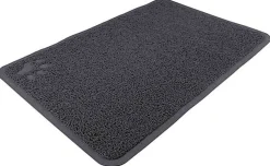 Trixie - Tapis pour bac à litière en PVC anthracite - 40 x 60 cm