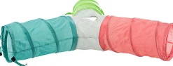 Trixie - Tunnel de jeu 4 sorties extensible lapins nains - 3x 18x47 cm