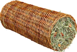 Trixie - Tunnel en osier avec foin/carotte - 15x33 cm 110 g
