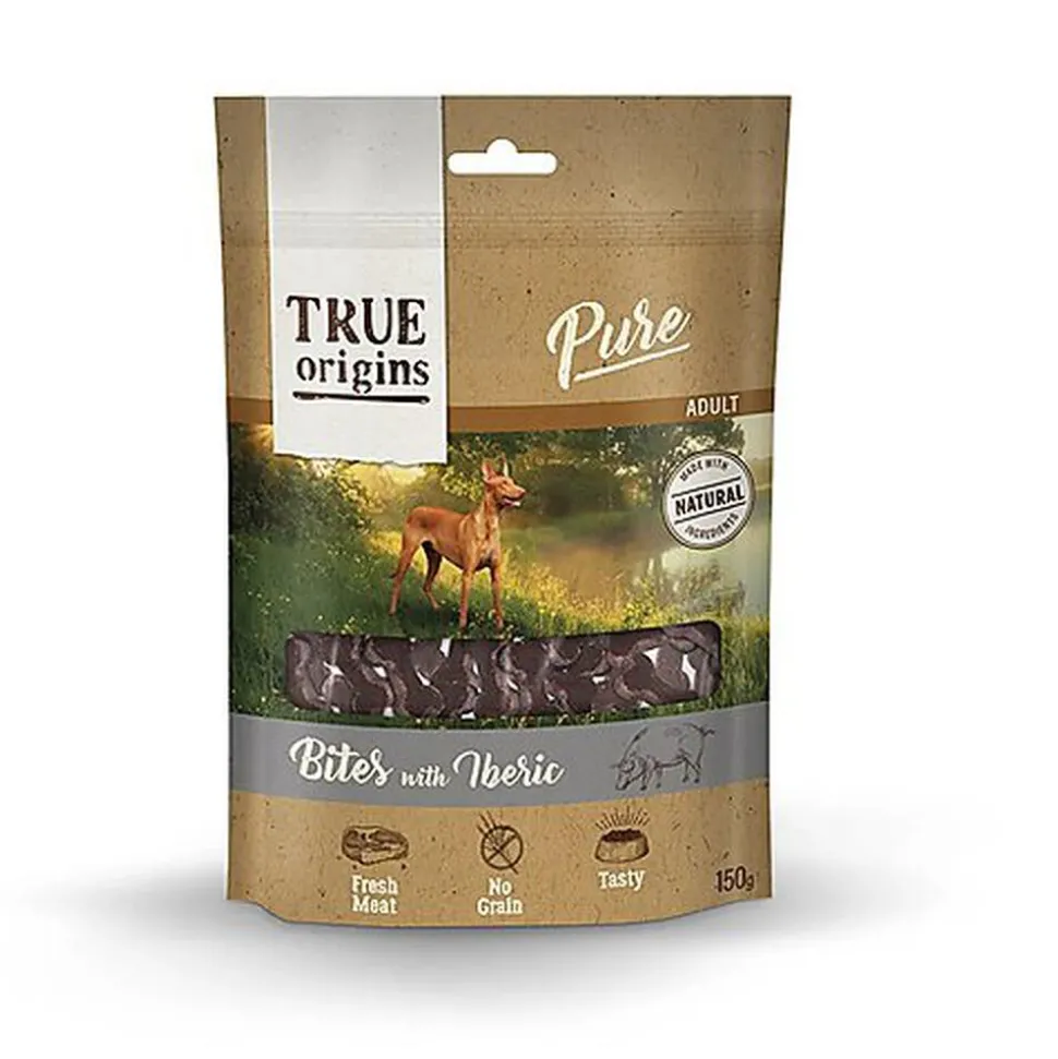 True Origins Pure - Bouchées au Porc Ibérique pour Chiens - 150g