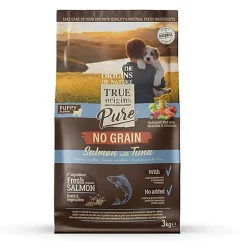 True Origins Pure - Croquettes au Saumon sans Céréales pour Chiot