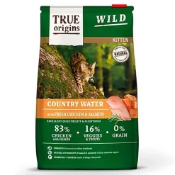 True Origins Wild - Croquettes Poulet & Saumon pour Chatons