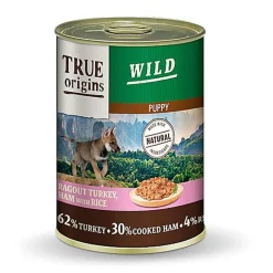 True Origins Wild - Ragout  à la Dinde, Jambon & Riz pour Chiots - 400G