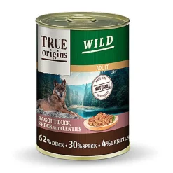 True Origins Wild - Ragout au Canard, Speck & Lentilles pour Chiens Adultes - 400G