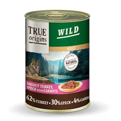 True Origins Wild - Ragout à la Dinde, Speck & Carottes pour Chiens Adultes - 400G