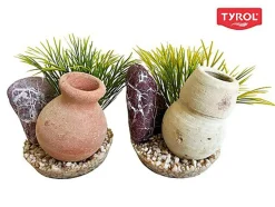 Tyrol - Décoration Oasis Jarre pour Aquarium - 10cm