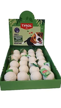 Tyrol - Jouet Chien Balle Mousse en Caoutchouc pour Chien - 5cm