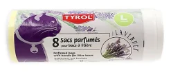 Tyrol - Sacs avec Poignée Parfum Lavande L pour Bac à Litière - x8