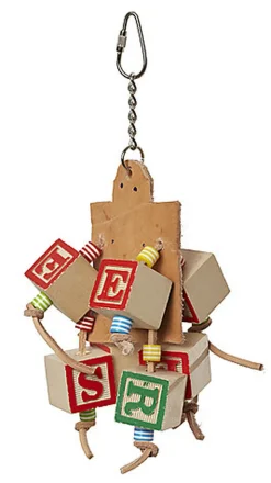 United Bird - Jouet à Suspendre Cubic Tree pour Perruche - 38cm