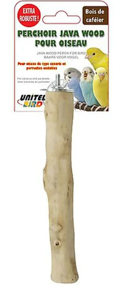 United Bird - Perchoir en Bois de Caféier pour Oiseaux