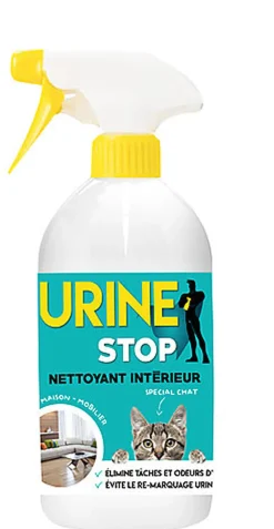 Urine Stop - Spray Nettoyant Intérieur pour Chats - 500ml