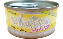 Vibrisse - Pâtée en Mousse KITTEN POULET ET ŒUFS pour Chatons - 70g