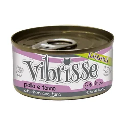 Vibrisse - Pâtée KITTEN Thon et Poulet pour chatons - 70g
