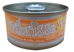 Vibrisse - Pâtée MENU POULET JAMBON ET CITROUILLE POUR CHATS - 70g