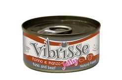 Vibrisse - Pâtée Natural Food CAT JELLY  THON et boeuf pour chats - 70g