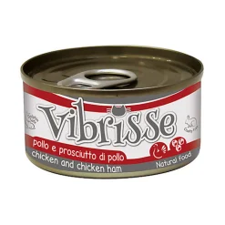 Vibrisse - Pâtée Natural Food Jambon de Poulet pour chats - 70g