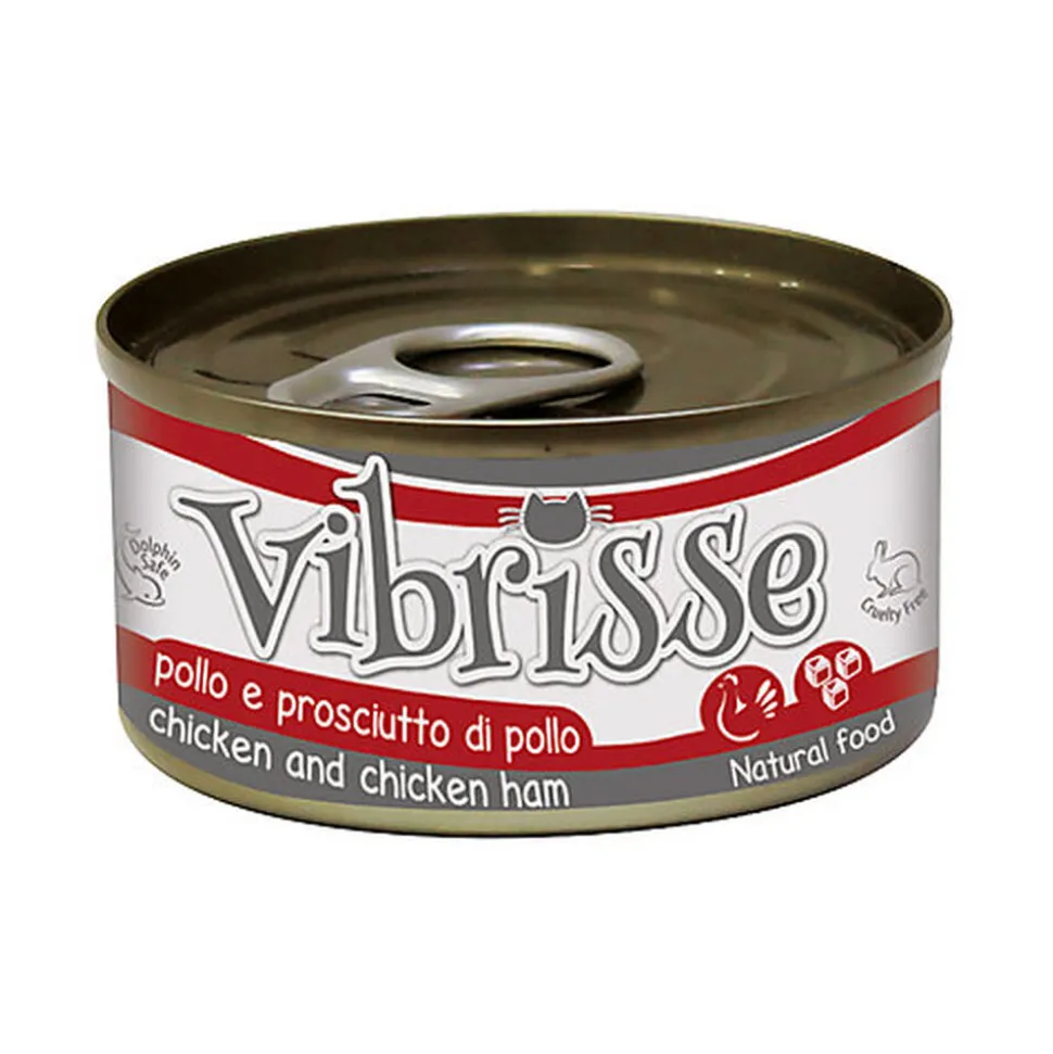 Vibrisse - Pâtée Natural Food Jambon de Poulet pour chats - 70g