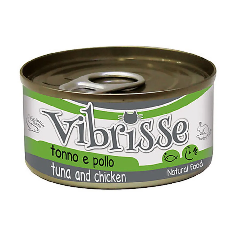 Vibrisse - Pâtée Natural Food Thon et Poulet pour chats - 70g