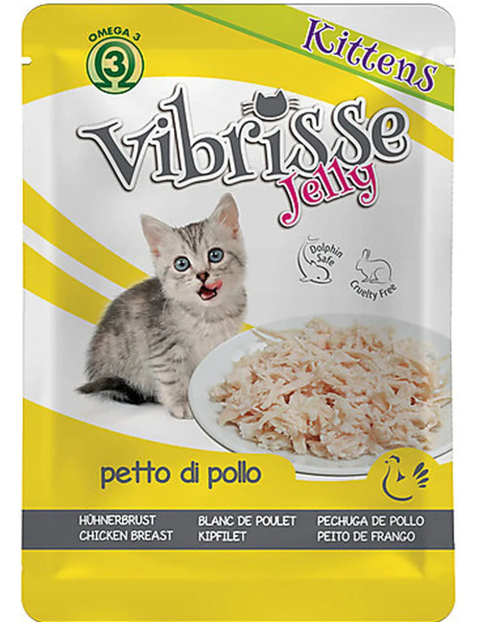 Vibrisse - SACHET JELLY POITRINE DE POULET pour Chats - 70g