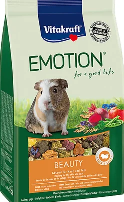 Vitakraft - Aliment Emotion Beauty pour Cochon d'Inde Adultes - 600g