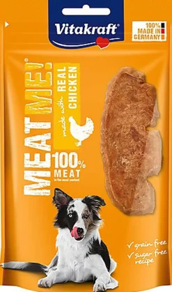 Vitakraft - Friandises Meat Me au Poulet pour Chien - 60g