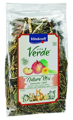 Vitakraft - Friandises Nature Mix Pissenlit et Pomme pour Rongeur - 80g