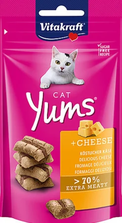 Vitakraft - Friandises Yums au Fromage pour Chat - 40g
