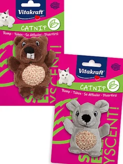Vitakraft - Jouet Chat Castor et Souris