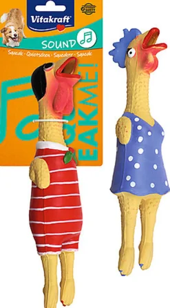 Vitakraft - Jouet Poulet en latex MM