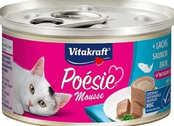 Vitakraft - Pâtée en Mousse Poésie au Saumon pour Chats - 85g