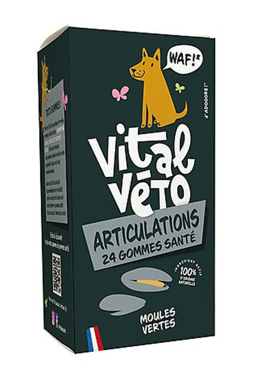 Vitalvéto - Gommes Santé Articulations pour Chien - 24g