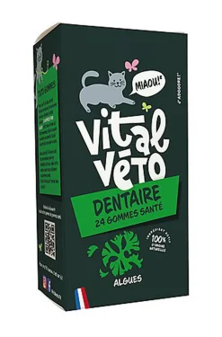 Vitalvéto - Gommes Santé Dentaire pour Chat - 24g
