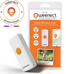 Weenect Dogs 2 - Collier GPS Connecté pour Chien