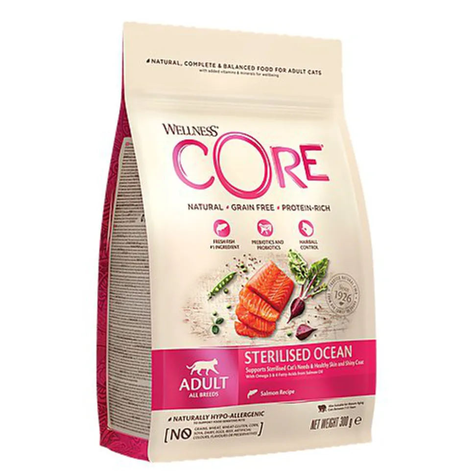 Wellness - Croquettes Sterilised Au Saumon Pour Chats - 300g