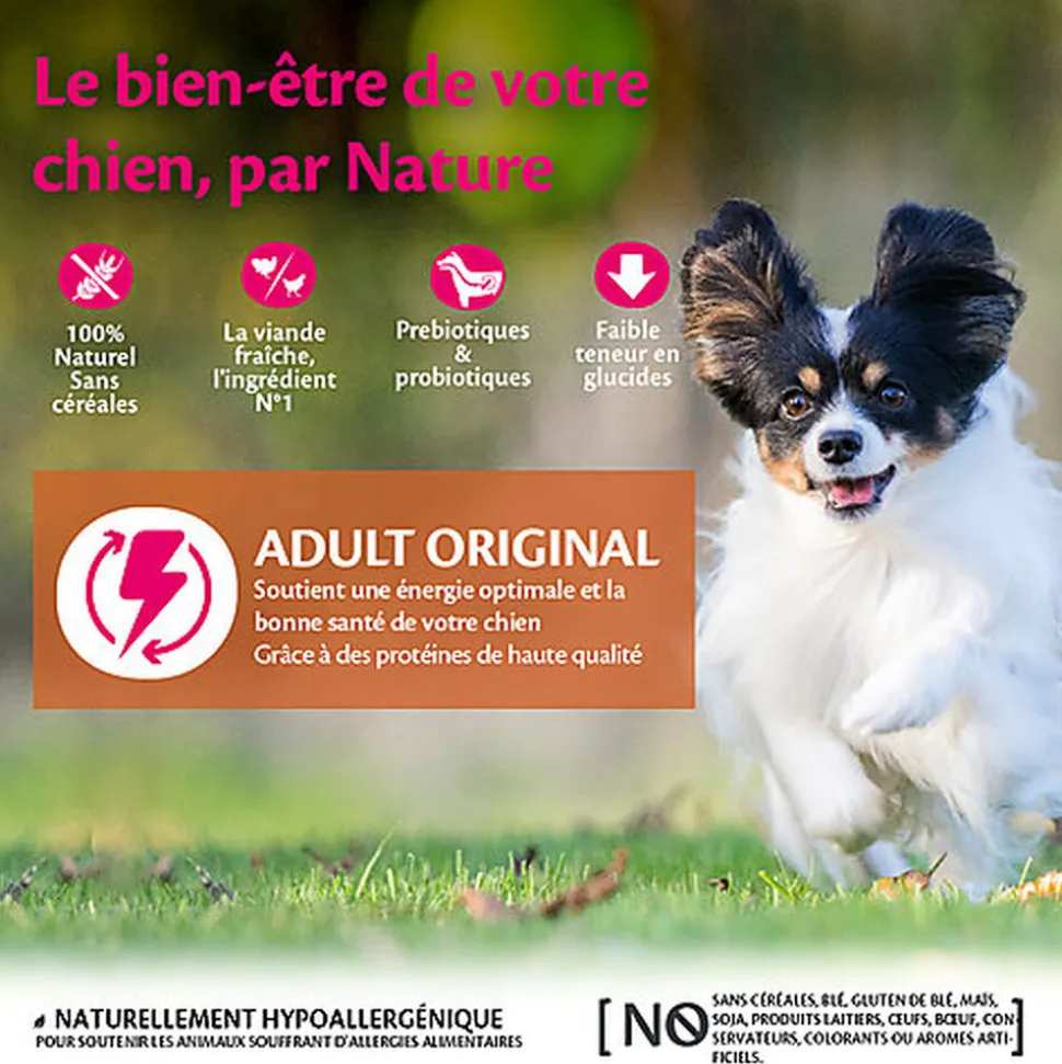 Wellness CORE - Croquettes Original Dinde et Poulet pour Chien de Petie race
