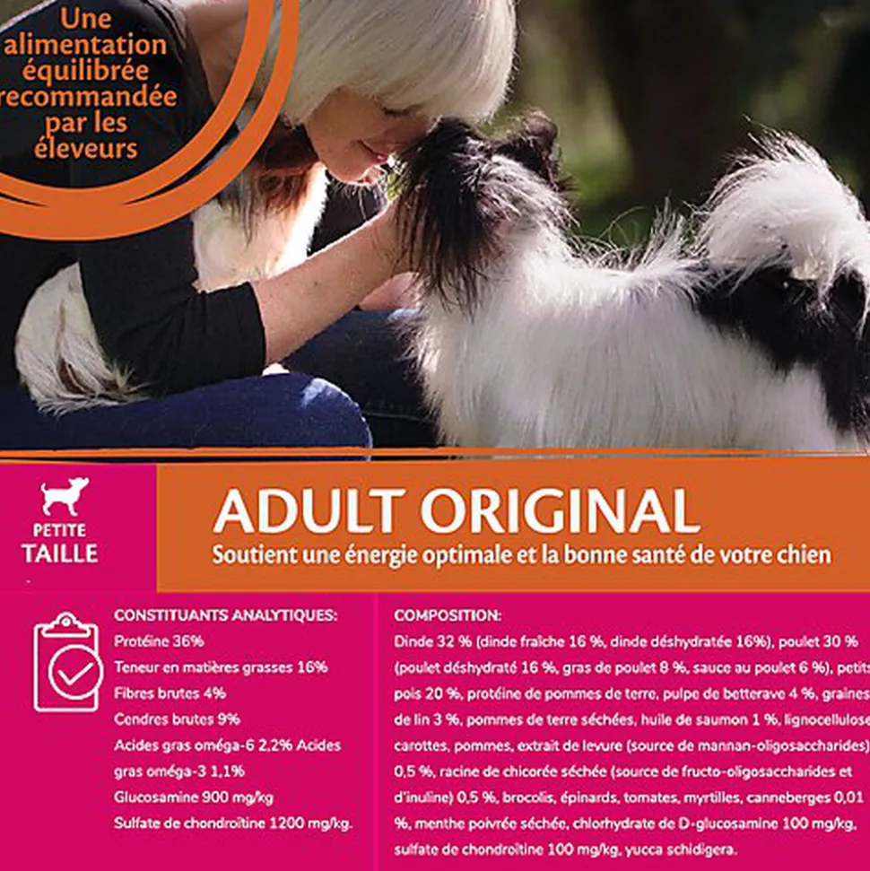 Wellness CORE - Croquettes Original Dinde et Poulet pour Chien de Petie race