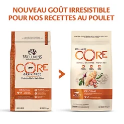 Wellness CORE - Croquettes Original Dinde et Poulet pour Chat