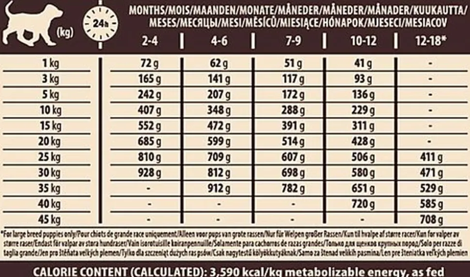 Wellness CORE - Croquettes Puppy Poulet pour Chiot Grande Race - 10Kg