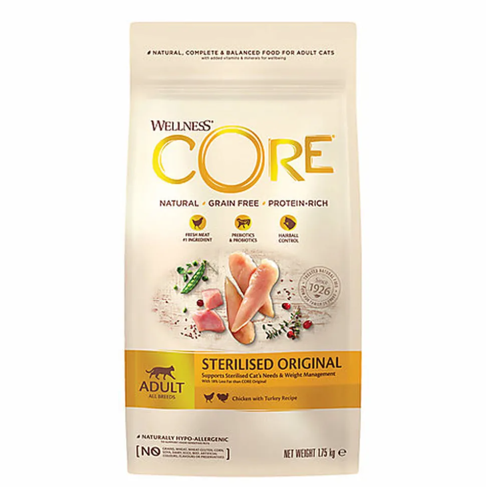 Wellness CORE - Croquettes Sterilised au Poulet pour Chat