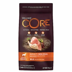 Wellness CORE - Croquettes Original Dinde et Poulet pour Chien