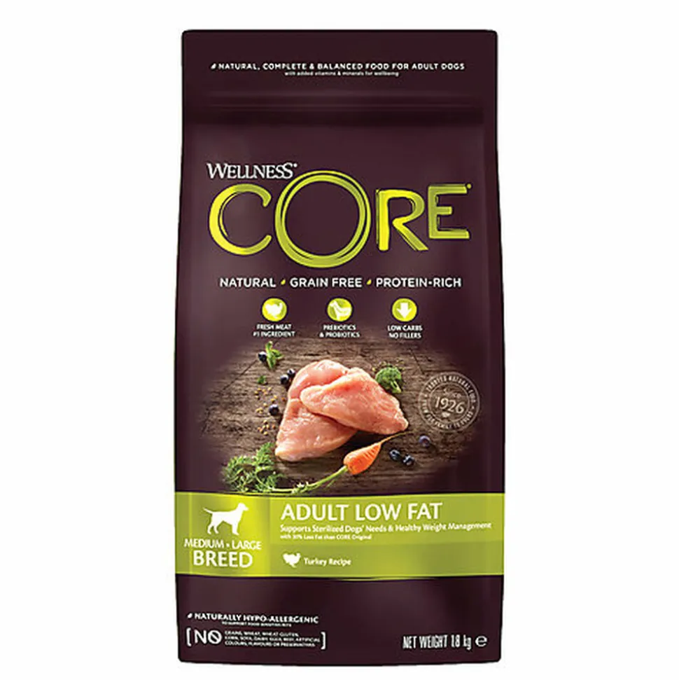 Wellness CORE - Croquettes Light à la Dinde pour Chien