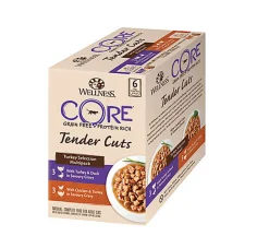 Wellness CORE - Multipack Tenders Cuts à la Dinde pour Chat - 510g