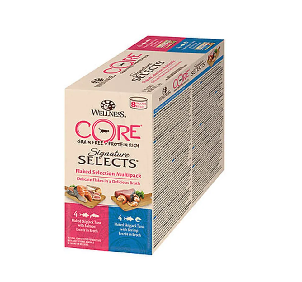 Wellness CORE - Multipack Les Émiettées Signature Selects pour Chat - 635g