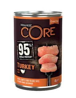 Wellness CORE - Repas Complet 95% de Dinde pour Chien - 400g