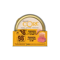 Wellness CORE - Repas Complet Naturel au Poulet et Sanglier pour Chat - 85g