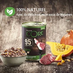 Wellness CORE - Repas Complet 95% d'Agneau pour Chien - 400g