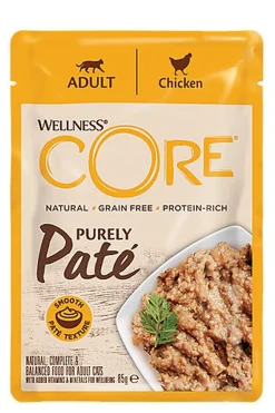 WELLNESS CORE - Repas Complet Purely Pâté au Poulet - 85g